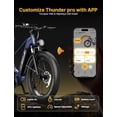 thumbnail image 3 of Jasion Thunder Pro Electric Bike for Adults, 750W Rated Motor 52V 20Ah Removable Battery, 26'' x 4'' Fat Tire E-Mountain Bicycle, APP Control Bluetooth, UL2849, Blue, 3 of 10