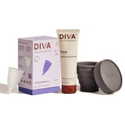 DIVA Cup Model 0, DIVA Wash & DIVA Shaker Cup Combo Pack