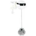 thumbnail image 1 of KAKOWELY 1 juego de pelota de peluche interactiva para gatos, juguete eléctrico interactivo para gatos, suministros para mascotas, 1 of 4