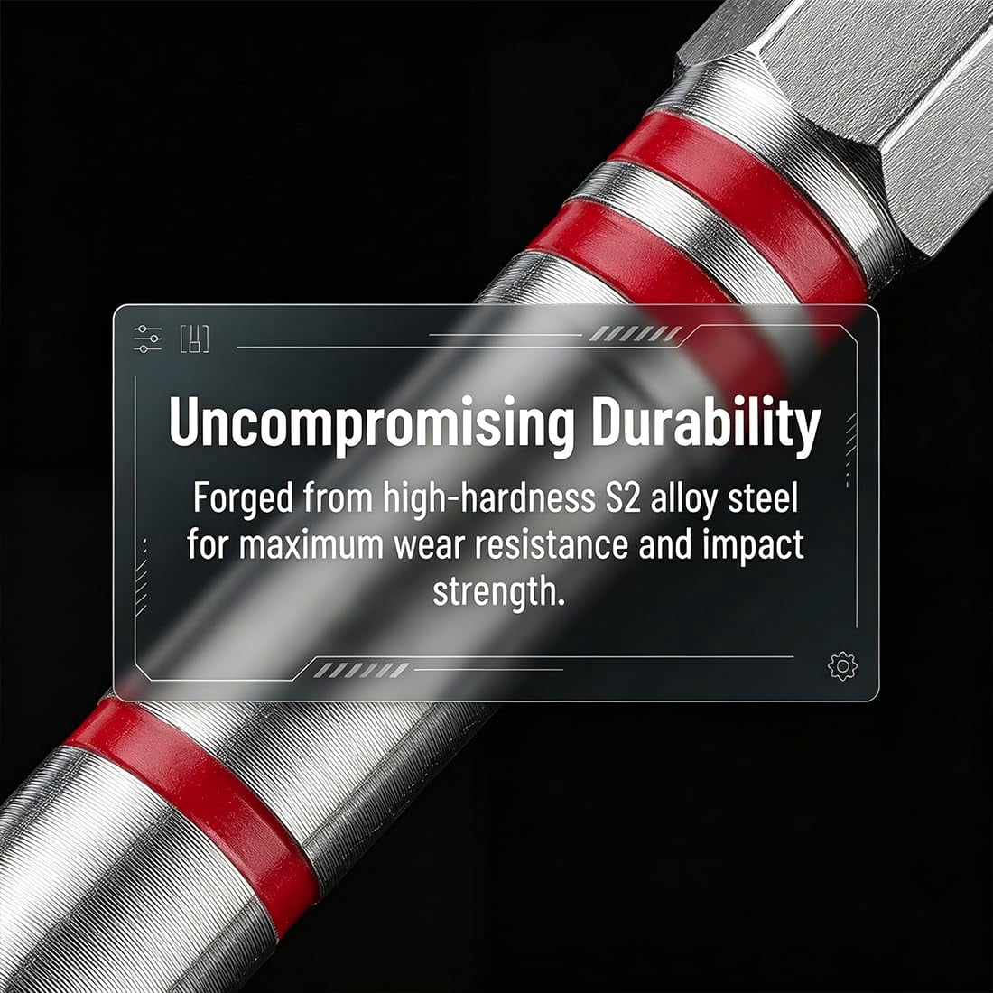 JEBTBFZE 1.5mm–6mm Stepped Hex Bit Set — Strong Magnetic Screwdriver Drill Bit Kit with Magnetic Hex Shank Stepped Bits Suitable for Electric Drills and Wrenches (2A)