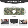 thumbnail image 2 of Bingfone Cartoon Dinosaurs (2) Print Splash Guard for Sink Faucet,Super Absorbent Fast Drying Mat Sink-Splash Guard Behind Faucet Drip Catcher for Kitchen,Sink Mat,Dish Drying Mat, 2 of 8