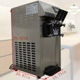 thumbnail image 4 of INTBUYING Ice Cream Machine Commercial Soft Serve Ice Cream Maker Intelligent Touch Control 3 Flavors with Pre-cooling Preservation Function 1250W, 4 of 20