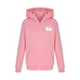 thumbnail image 6 of Posijego Boys Girls Valentine's Day Hoodie Heart Graphic Zip up Sweatshirts with Hooded Pockets Sport Jackets, 6 of 8