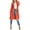 Papaya, variant on 1.State Womens Twill Belted Trench Coat Orange 8