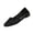 Black, variant on Women's Lace Square Toe Ballet Flats Dressy Floral Mesh Closed Toe Ballerina Dress Shoes Wedding Casual Dressy Flats Shoes