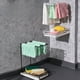 thumbnail image 1 of Estante de drenaje para cocina | Organizador sin perforaciones con bandeja | Almacenamiento colgante metálico para cocina y baño | Diseño que ahorra espacio | Con bandeja para goteo y gancho, 1 of 6