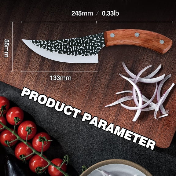 UYGDUY-Viking Knife cuchillos para carniceria Chef knife Butcher Knife Forged Boning Knives pocket knife husk knife hunting knife Camping knife is suitable for meat cutting BBQ Family Gathering