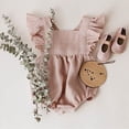 thumbnail image 2 of Cotton Linen Baby Summer Dress, 2 of 6