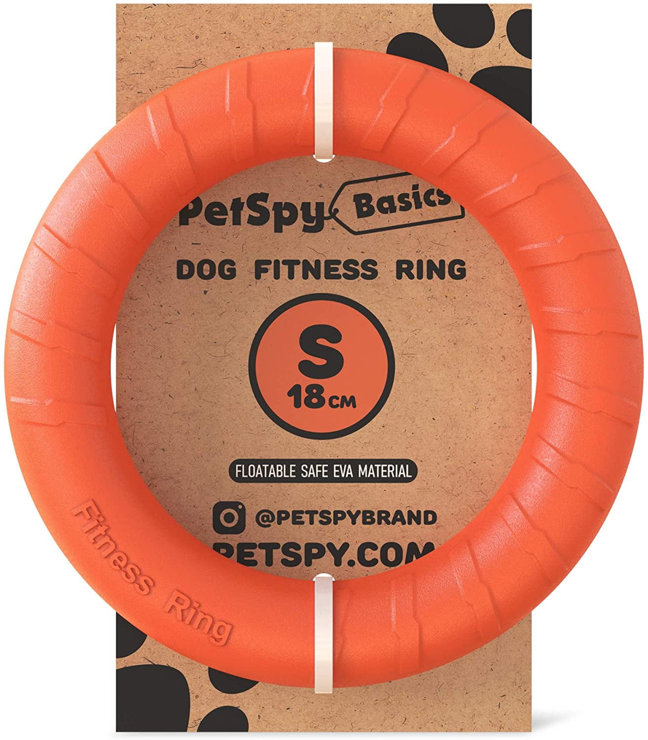 Dog Training Ring Fitness Tool Flying and Floatable Disc Interactive Pet Toy for Small Medium Large Dogs (Small to Medium)