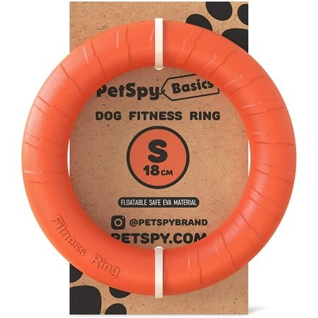 UPC: 0850021128104 | Dog Training Ring Fitness Tool Flying and Floatable Disc Interactive Pet Toy for Small Medium Large Dogs (Small to Medium)