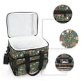 thumbnail image 6 of FORMRS Insulated Cooler Bag 24 Cans Capacity Soft Leakproof Lunch Box with Side Pockets, Forest Mushroom Pattern, 6 of 7