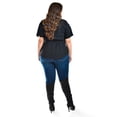 thumbnail image 3 of Blusa camisera ajustable Roman Fashion Tallas Extras 2436 Negro 36, 3 of 5