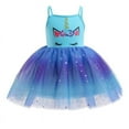 thumbnail image 2 of Flower Girls Unicorn Costume Pageant Princess Party Dress, 2 of 5