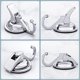 thumbnail image 2 of Paquete de 2 ganchos de ventosa de vacío resistentes especiales para organización de cocina, baño e inodoro, 2 of 5