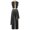 Black, variant on HULIJA Women Praise Dance Dresses Sleeveless Asymmetric Overlay Dress with Pants Black L