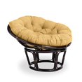 thumbnail image 2 of International Caravan Furniture Piece Rattan 42-Inch Papasan Chair with Micro Suede Cushion, 2 of 3