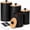 Black, variant on Canisters Sets for Kitchen Countertop 4 PCS Airtight Metal Containers