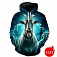 thumbnail image 5 of Sudadera con capucha y sudadera con estampado 3D de cabra gritando, novedad, sudadera con capucha y gráfico de cabra enojada, ropa de calle divertida para niños, 5 of 5