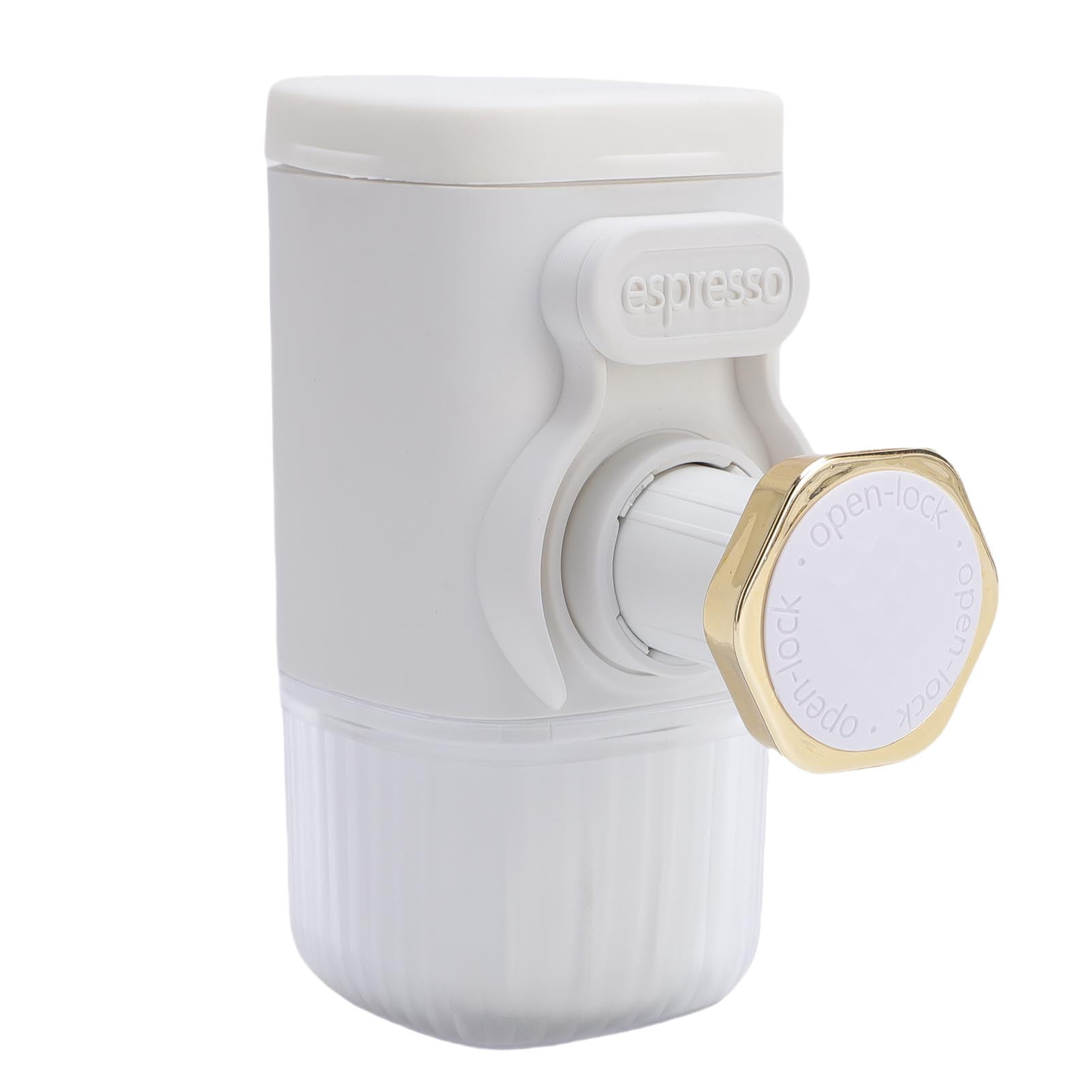 Portable Coffee Maker, Compatible with Ground Coffee and Capsules , Manually Operated Espresso Maker for Camping Hiking