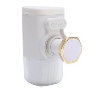 Cafetière Portable, Compatible avec Café et Capsules au sol , Machine à expresso à fonctionnement manuel pour les randonnées en camping
