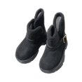 thumbnail image 4 of DOMELAY 1/4 Scale Figure Snow Boots Simulation Miniature Female Action Figures Shoes black, 4 of 9