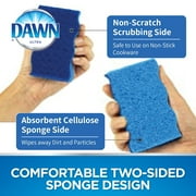 Dawn Non-Scratch Kitchen Dish Sponges, Blue (Pack of 9)