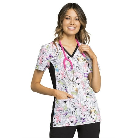 

Cherokee Infinity Women s Scrubs Top V-Neck CK634