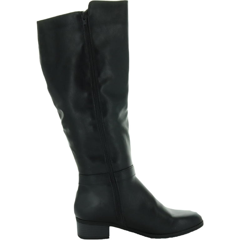 Nautica Womens Minetta Faux Leather Tall Knee High Boots