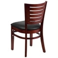 thumbnail image 3 of Flash Furniture Chaise de Restaurant Rembourrée Darby en Acajou et Noir, 3 of 4