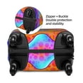 thumbnail image 2 of Gukieu Magic Mushrooms Print Suitcase Protective Cover, Elastic Zipper Buckle Suitcase Protective Cover, Suitable for Travel, Business Trip-X-Large, 2 of 7