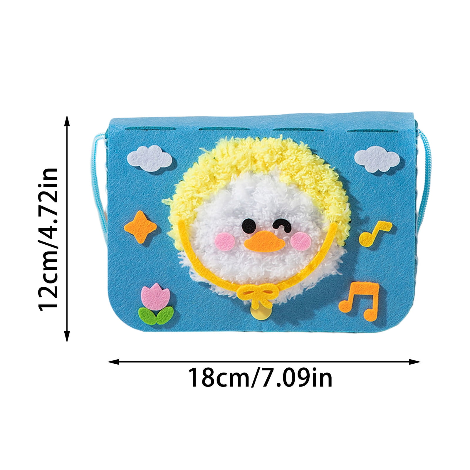 TECHO Kit Couture Animaux, Lot De 6 Noël DIY Embroidery Doll