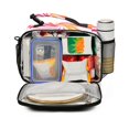 thumbnail image 2 of FORMRS Student Insulated Lunch Bag with Shoulder Strap Reusable Cooler Box for School, Swirling Lines, 2 of 9