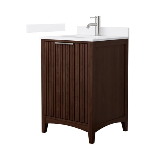 Wyndham Collection WCF919124SDWWCUNSMXX Palmilla 24" Free Standing Single Basin Vanity Set