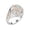 Rose Gold US 6, variant on Women Finger Ring Witch Knot Design Two-tone Ring Women Spiritual Comfort Negative Energy Protective Ring