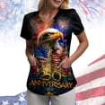 thumbnail image 2 of UngA Women's 250Th Anniversary Print Vintage T-Shirt 1776-2026 250Th Anniversary Patriotic Women Shirts (Gold,XXL), 2 of 6