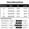 thumbnail image 2 of Cargo Short for Men Elastic Waistband Drawstring Shorts Pants Casual Loose Fit Hiking Running Outdoor Big & Tall Cargo Short Multi-Pocket Quick Dry Bermuda Shorts,Cow Pattern XL, 2 of 6