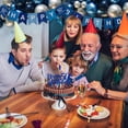 thumbnail image 3 of 50th Birthday Decorations for Men, Navy Blue Silver Garland Kit Birthday Balloons Party Decorations with 50th Happy Birthday Banner, Confetti Number 50 Foil Balloons, 3 of 7