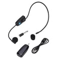 thumbnail image 2 of Auriculares inalámbricos, auriculares inalámbricos UHF de 3,5 mm con micrófono, auriculares con micrófono, probados y confiables, 2 of 9