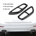 thumbnail image 1 of Ajuste de tubo de escape-2 piezas de acero inoxidable para coche, ajuste de cubierta de tubo de escape negro para 5 Series G30 2017-2018, 1 of 5