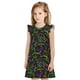 thumbnail image 1 of Fotbe Neon Mardi Gras Vestido de Dormir para Niñas de 3 a 10 Años, Mangas Cortas, Estilo Princesa, Pijama Camisón con Mangas Voladas-Medium, 1 of 6