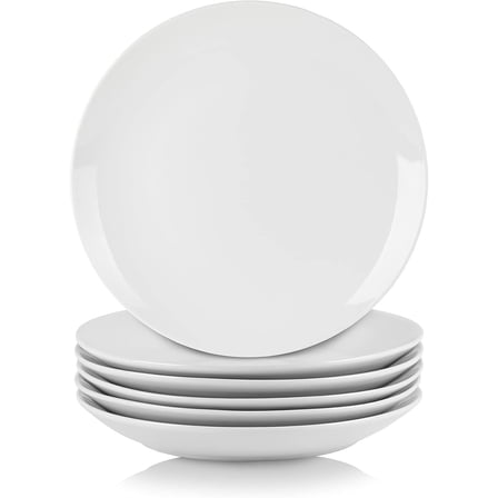 Simply White 7.5" Coupe Salad Plate, Set of 6