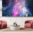 thumbnail image 2 of Idea4wall 3pcs Vibrant Pink Andromeda Galaxy Stick Wallpaper Removable Wall Murals Large Wall Stickers for Home Decoration, 48"x72", 2 of 5