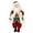 Red, variant on STP Goods Santa Claus with Gift Bag Hanging Collectible Doll 9” (22 cm) Santa Claus Christmas Figurine Holiday Décor Xmas Hanging Decoration Xmas Figure Doll Decoration Xmas Tree Ornament, Gold White