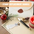 thumbnail image 6 of FRCOLOR Wax Seal Stamp Wedding Seal Handle Seal Handle for Stamp Heads 6x2cm, 6 of 8