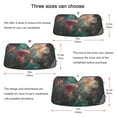 thumbnail image 5 of Yayeee Car Windshield Sun Shade Universal Fit Front Visor Protector, Psychedelic Forest, 5 of 8