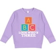 thumbnail image 2 of Inktastic 3rd Birthday 3 Year Old Alphabet Toddler Sweatshirt, 2 of 4