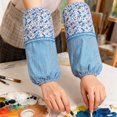 thumbnail image 1 of Women Arm Protection Sleeves Dustproofing Kitchen Sleeve Office Arm Oversleeve with Elastic Design for Household Catering Food Processing, 1 of 7