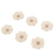 thumbnail image 5 of Flores de arpillera BuyWeek 6 piezas blancas, 5 of 14