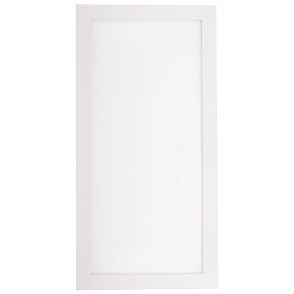 F9431-30-Sunset Lighting-23.75 Inch 18W LED Flush Mount   White Finish with White Glass