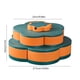 thumbnail image 3 of Contenedor de plástico para decoraciones navideñas, bandeja giratoria para frutos secos, caja de dulces concisa, recipiente para refrigerios para sala de estar, frutero de plástico, decoraciones de Ha, 3 of 9
